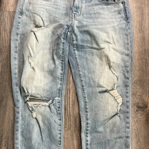 Treasure & Bond Women’s Distressed Mid Rise Skinny Boyfriend Ankle, size 27 - Picture 9 of 13